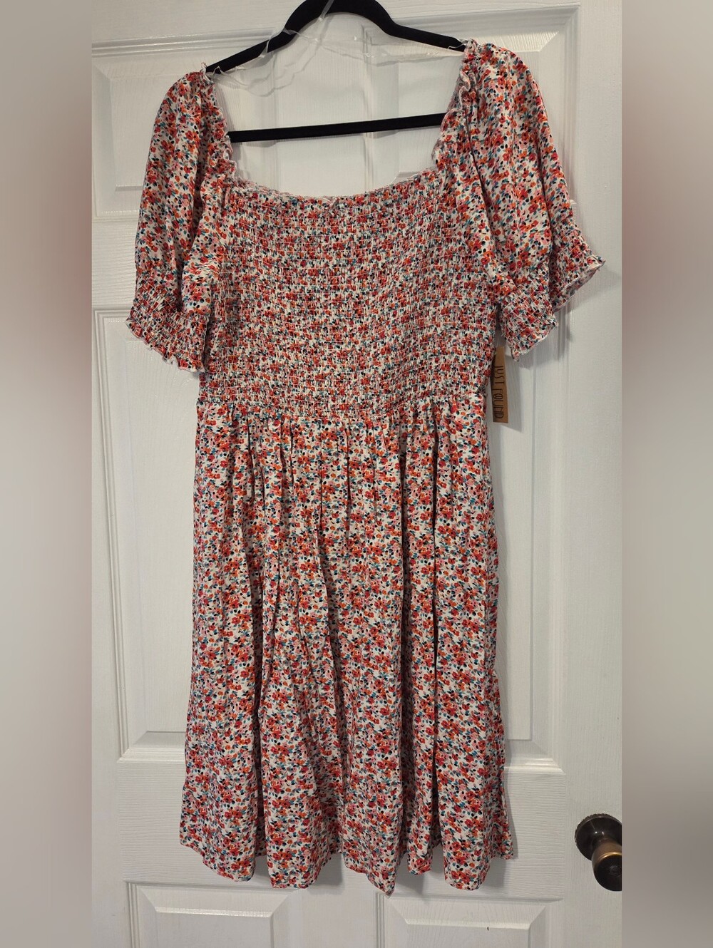 NWT Smocked Floral Dress
